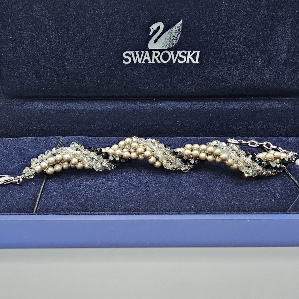 Swarovski Crystal and Beaded Bracelet